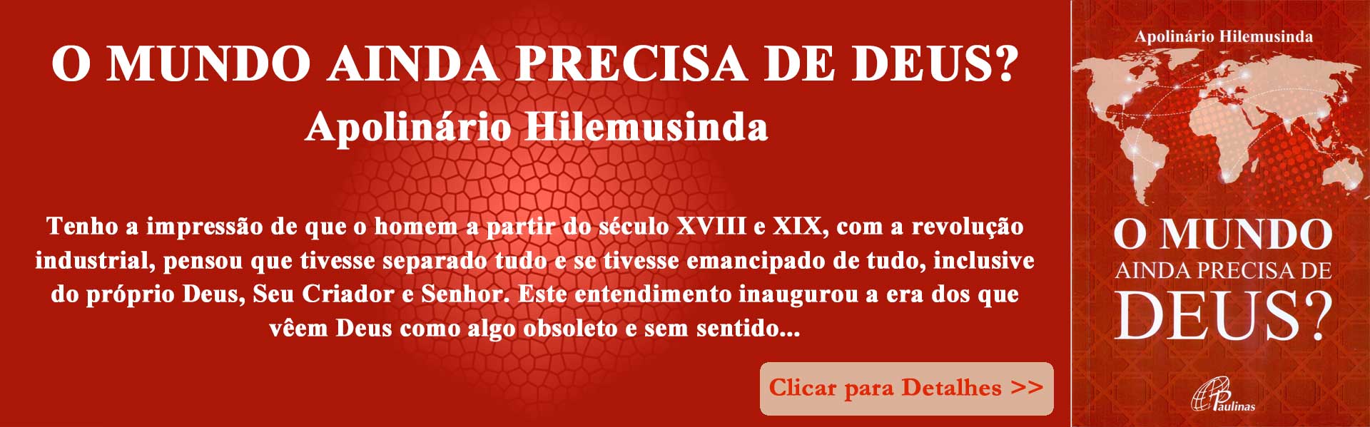O MUNDO AINDA PRECISA DE DEUS? [eBook EPUB]